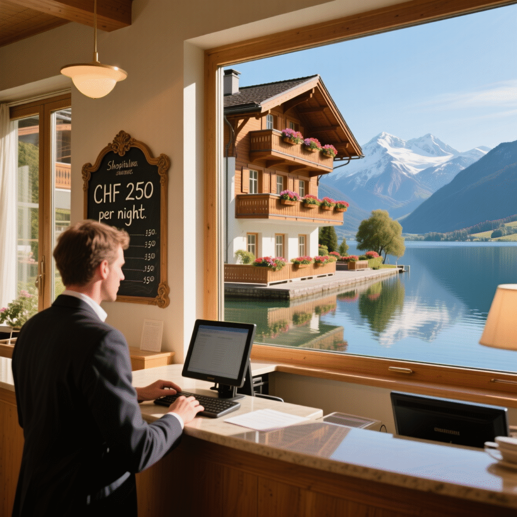 What is the average cost of a hotel in Switzerland?