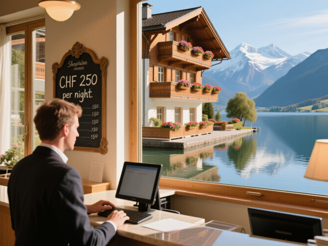 What is the average cost of a hotel in Switzerland?