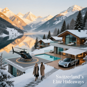 Where do rich people holiday in Switzerland?